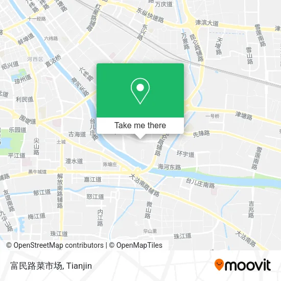 富民路菜市场 map