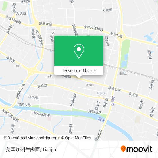 美国加州牛肉面 map