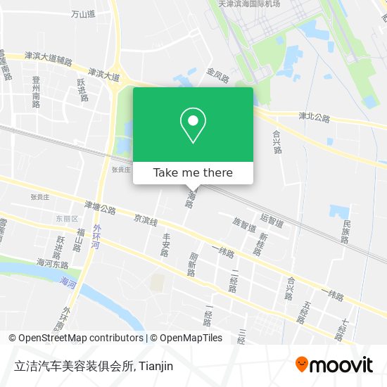 立洁汽车美容装俱会所 map