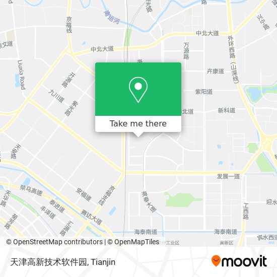 天津高新技术软件园 map