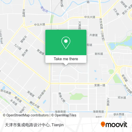 天津市集成电路设计中心 map