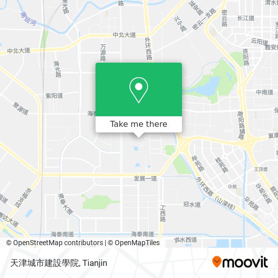 天津城市建設學院 map