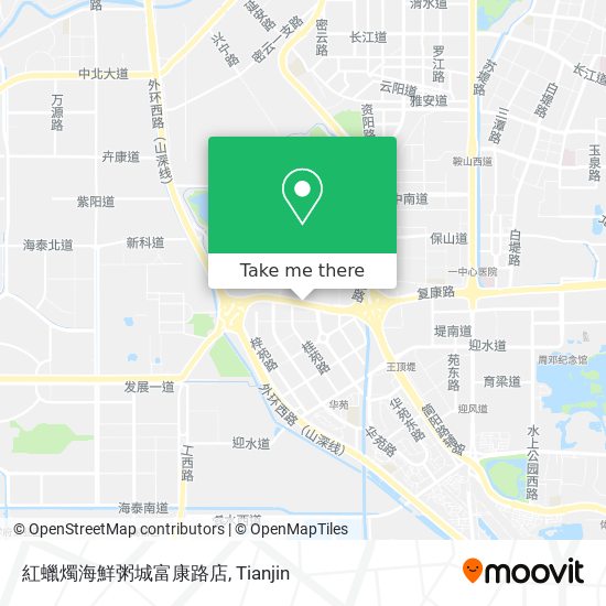 紅蠟燭海鮮粥城富康路店 map