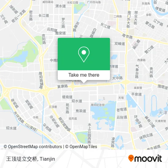 王顶堤立交桥 map