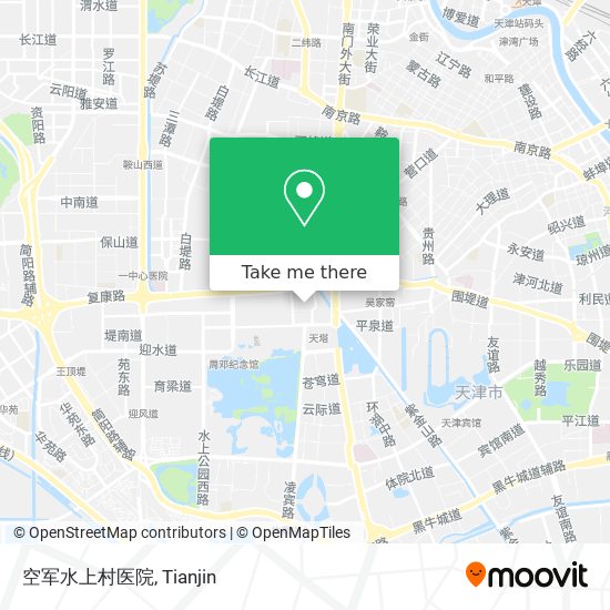 空军水上村医院 map