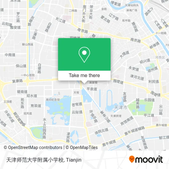 天津师范大学附属小学校 map