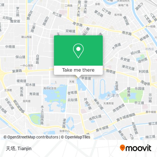 天塔 map