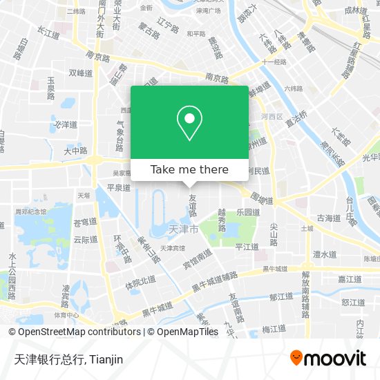 天津银行总行 map