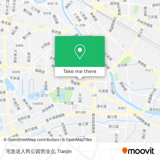 宅急送人民公园营业点 map