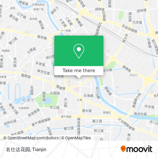 名仕达花园 map