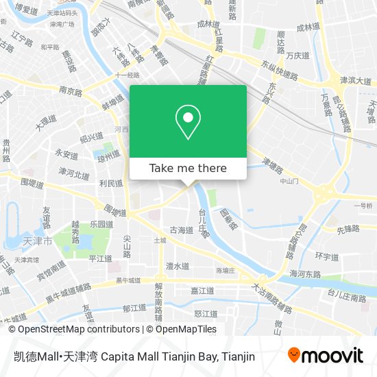 凯德Mall•天津湾 Capita Mall Tianjin Bay map