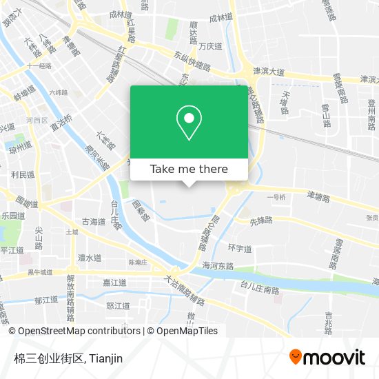 棉三创业街区 map