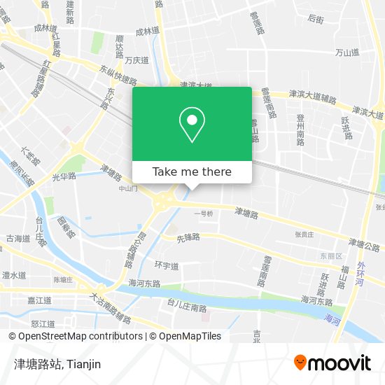 津塘路站 map