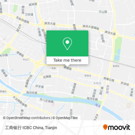 工商银行 ICBC China map
