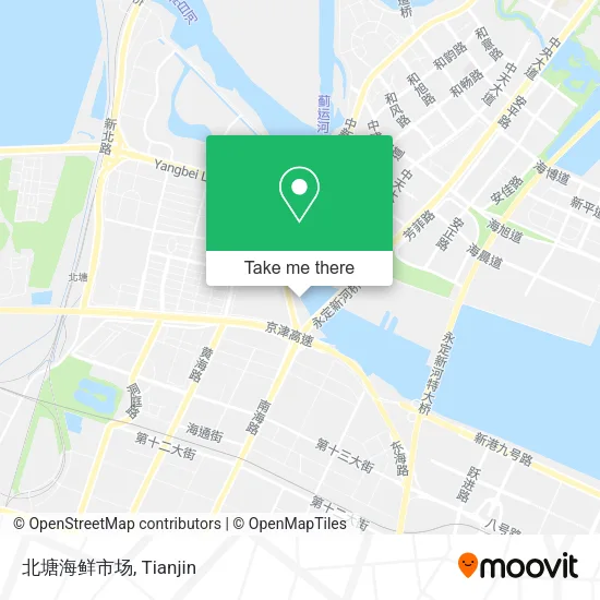 北塘海鲜市场 map