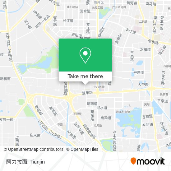 阿力拉面 map