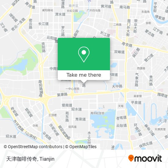 天津咖啡传奇 map