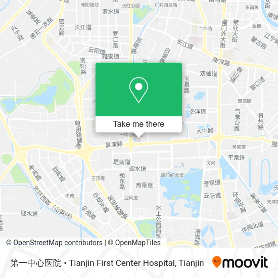 第一中心医院 • Tianjin First Center Hospital map