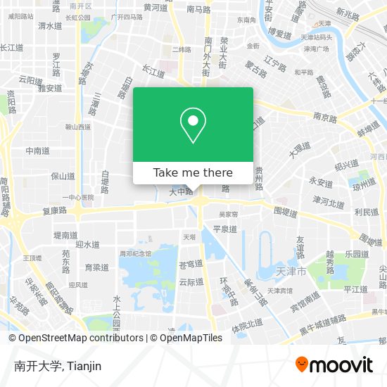 南开大学 map