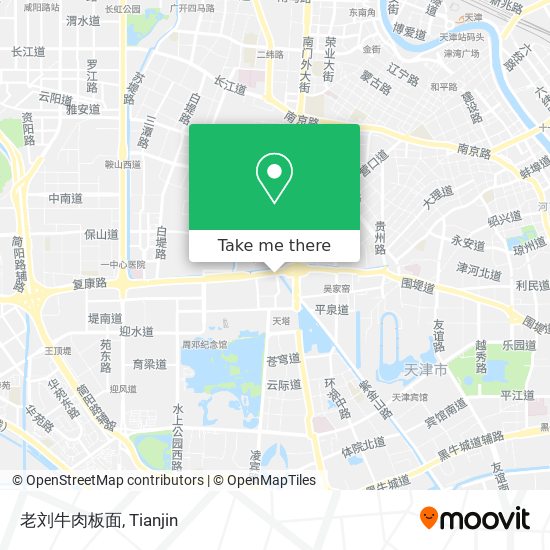 老刘牛肉板面 map