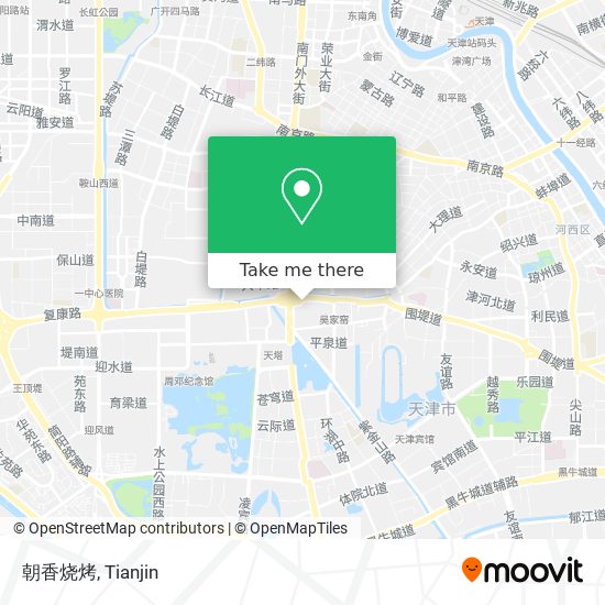 朝香烧烤 map