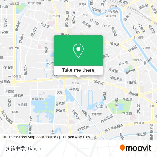 实验中学 map