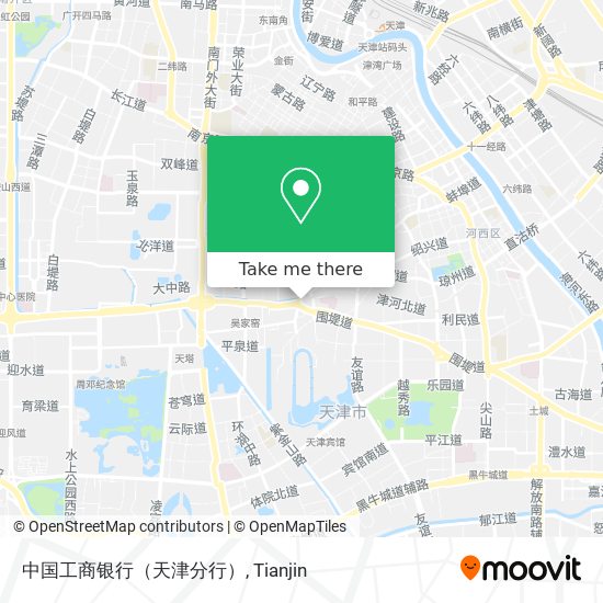 中国工商银行（天津分行） map