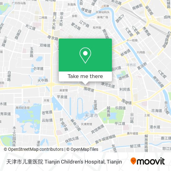 天津市儿童医院 Tianjin Children's Hospital map