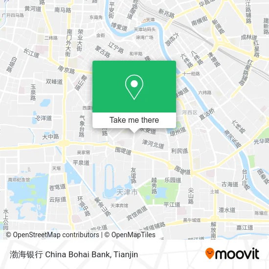 渤海银行 China Bohai Bank map