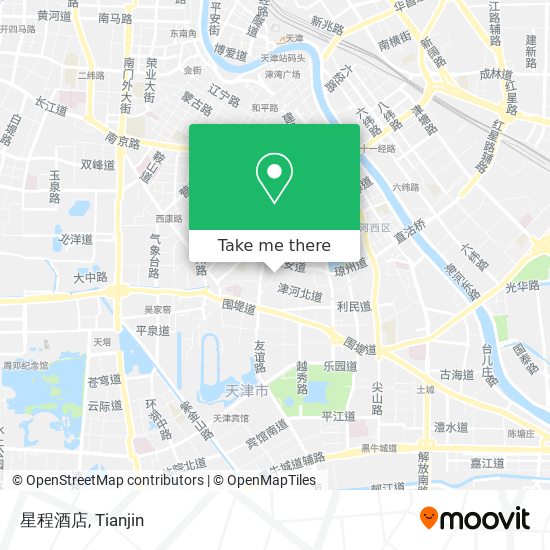 星程酒店 map