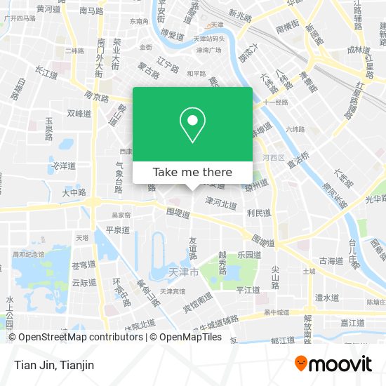 Tian Jin map