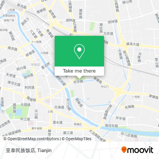 亚泰民族饭店 map