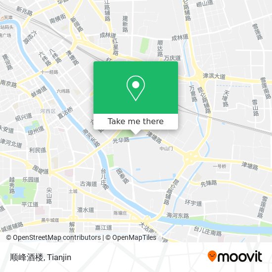 顺峰酒楼 map