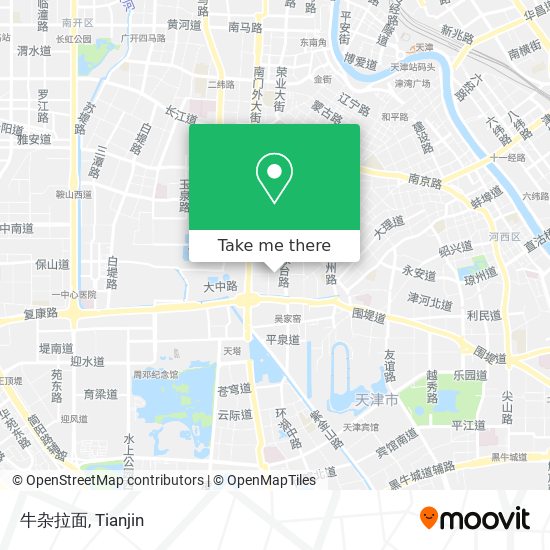 牛杂拉面 map