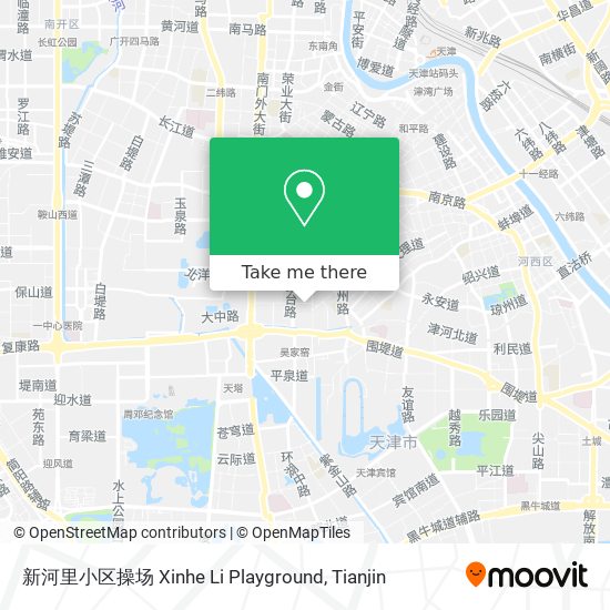 新河里小区操场 Xinhe Li Playground map