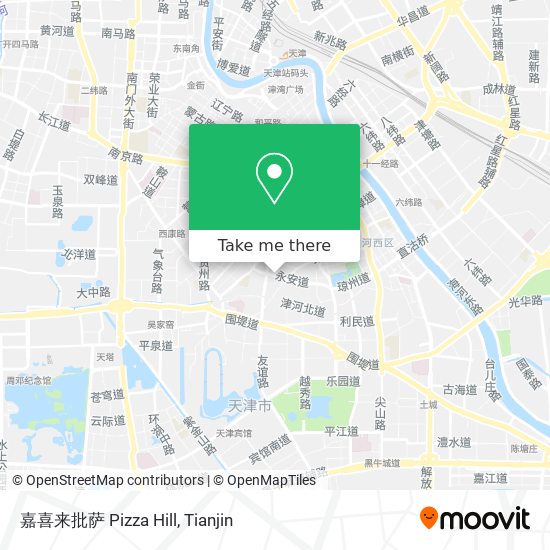 嘉喜来批萨 Pizza Hill map