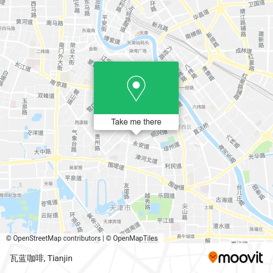 瓦蓝咖啡 map
