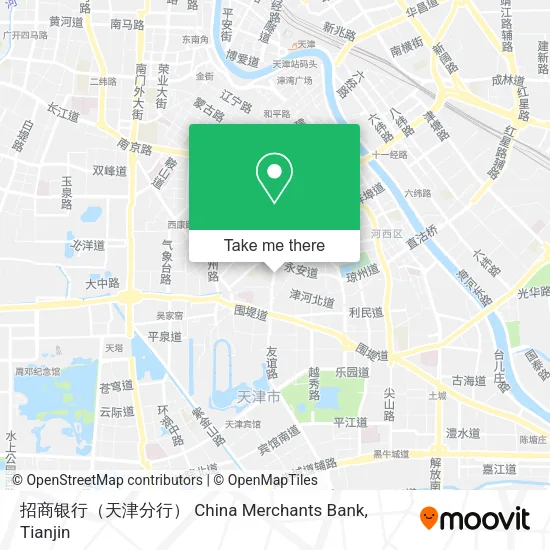 招商银行（天津分行） China Merchants Bank map