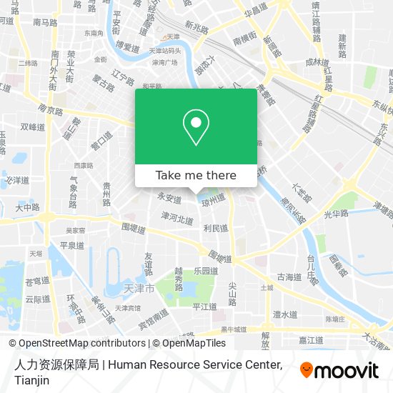 人力资源保障局 | Human Resource Service Center map
