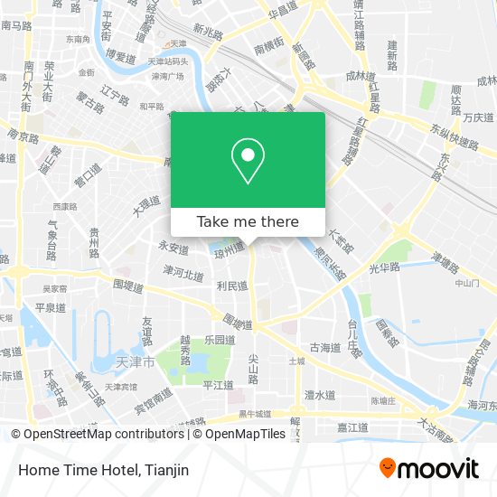 Home Time Hotel map