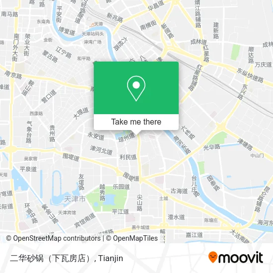 二华砂锅（下瓦房店） map