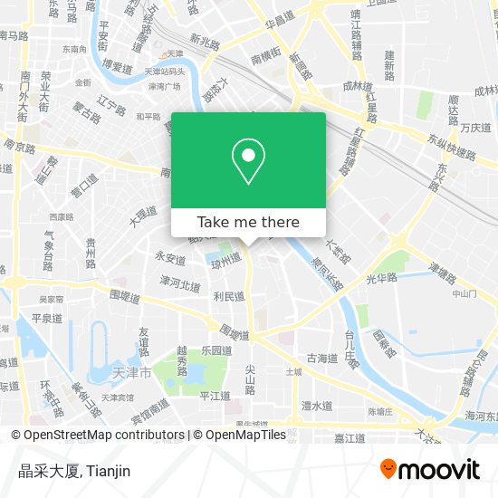 晶采大厦 map