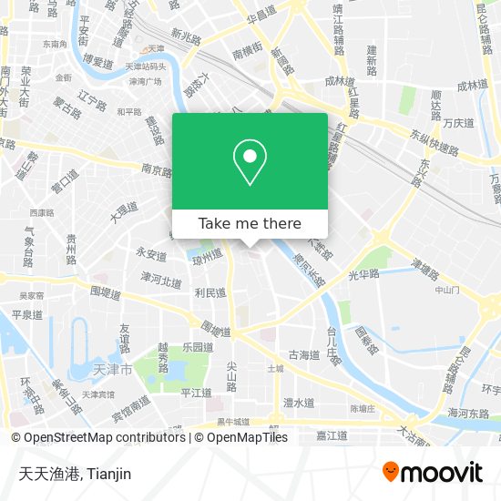 天天渔港 map