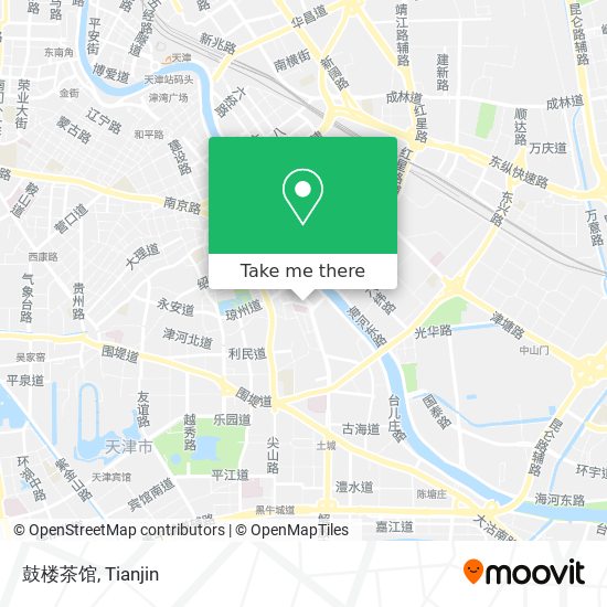 鼓楼茶馆 map