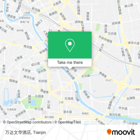 万达文华酒店 map