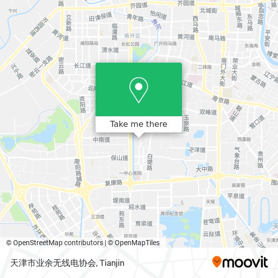 天津市业余无线电协会 map