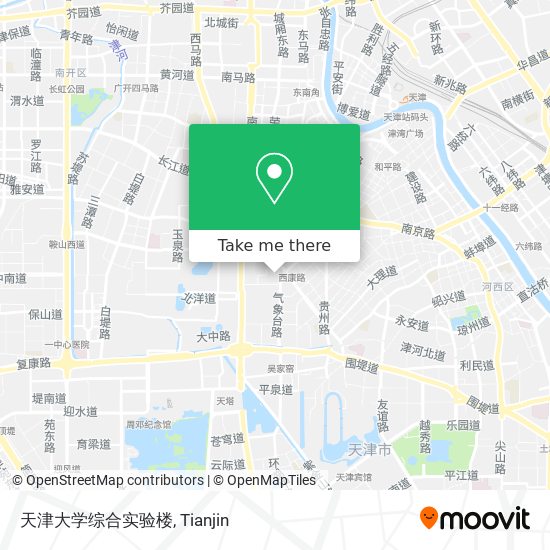 天津大学综合实验楼 map