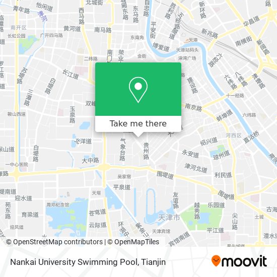 Nankai University Swimming Pool map