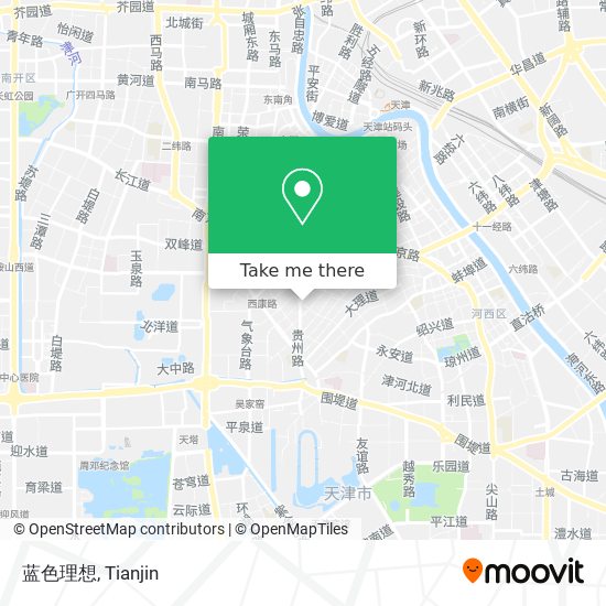蓝色理想 map