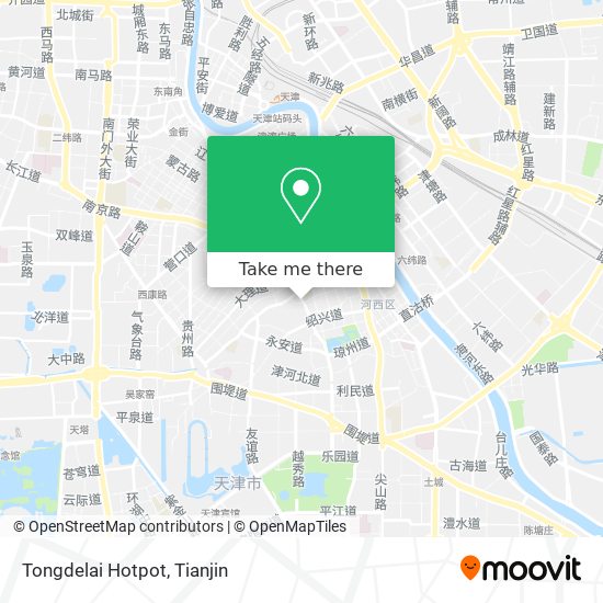 Tongdelai Hotpot map